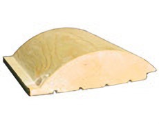 Exterior Pine Log Siding, smooth or hand-hewn